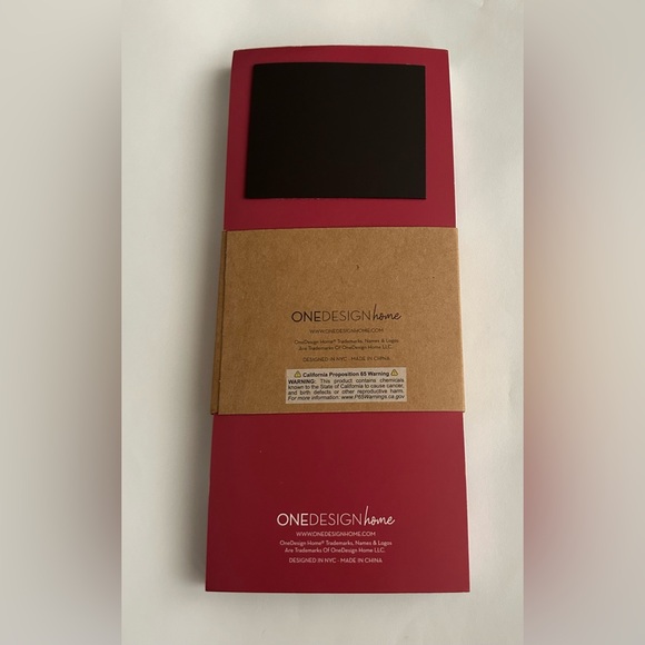 New Magnetic Lined Notepad "Blessed" Artistic Border Gold Colored Pen - Picture 11 of 12